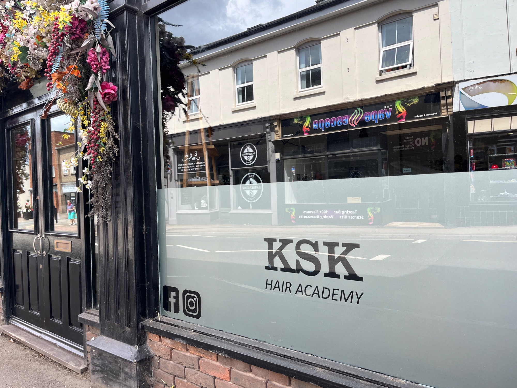 Exterior Window Frosting